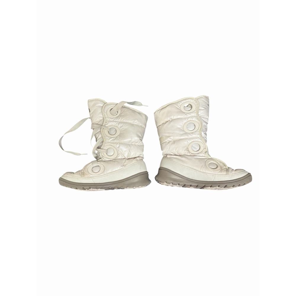 North Face Women's Snow Boots Destiny Goose Down Puffer AWMV Ivory  Boots Size 6 - Picture 3 of 6